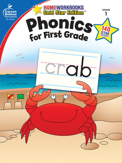 Title details for Phonics for First Grade, Grade 1 by Carson Dellosa Education - Available